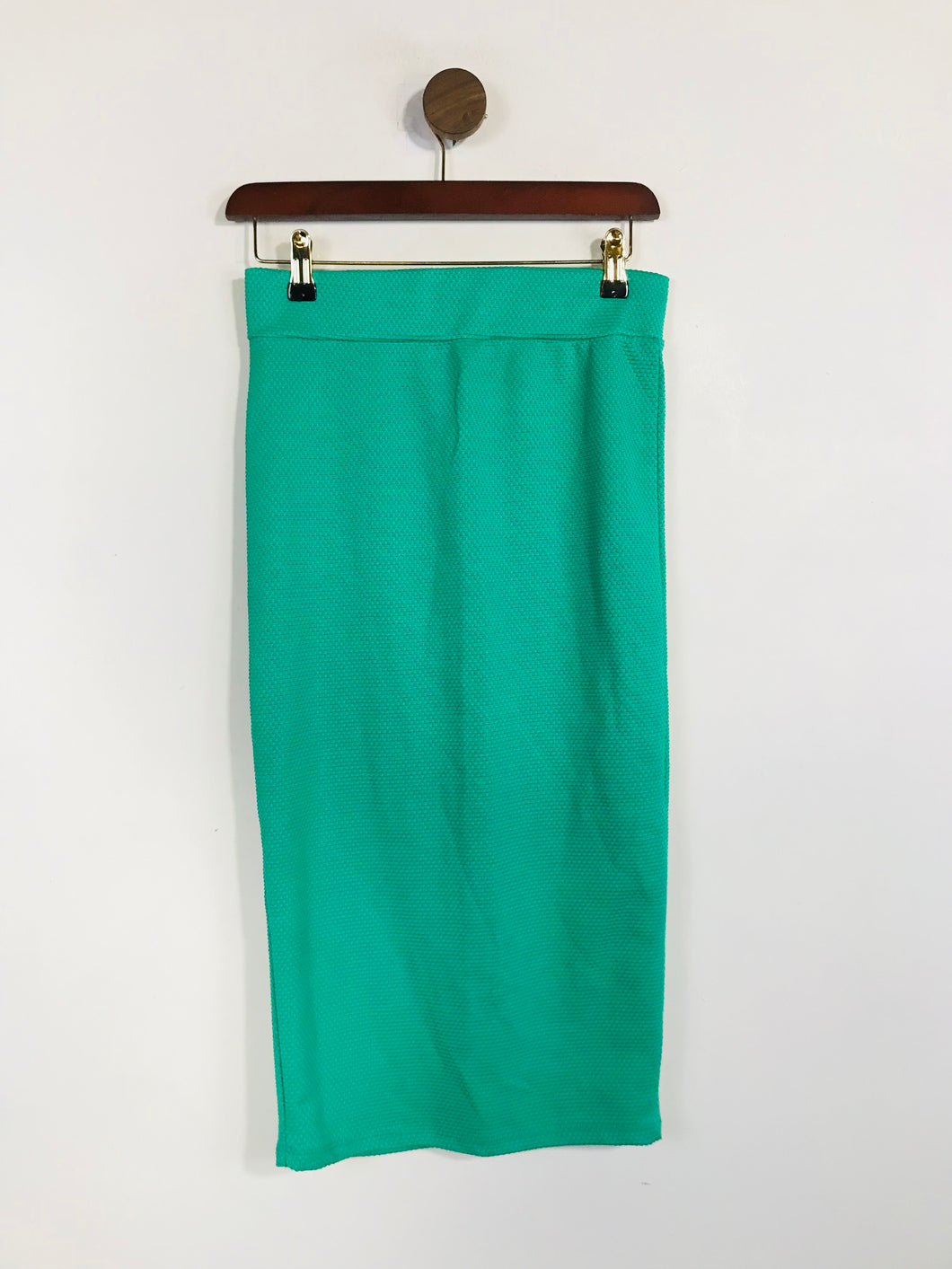 River Island Women's Ribbed Pencil Skirt | UK10 | Green