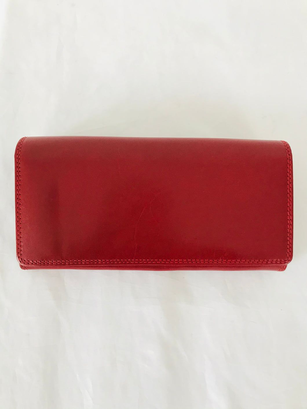 Visconti Women’s Leather Clutch Purse Wallet | Small | Red