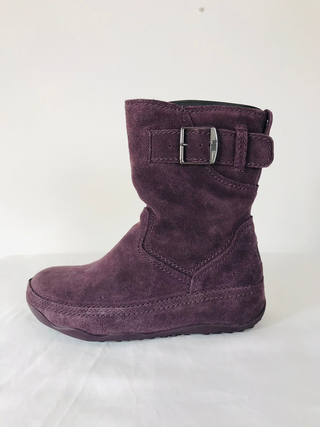 Fitflop Women’s Short Suede Superboot Boots NWT | UK5 | Amethyst Purple
