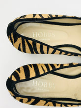 Load image into Gallery viewer, Hobbs Women&#39;s Pony Zebra Print Heels | EU38 UK5 | Beige

