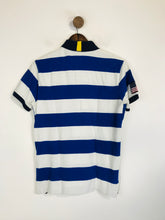 Load image into Gallery viewer, Ralph Lauren Men&#39;s Striped Polo Shirt | S | Blue
