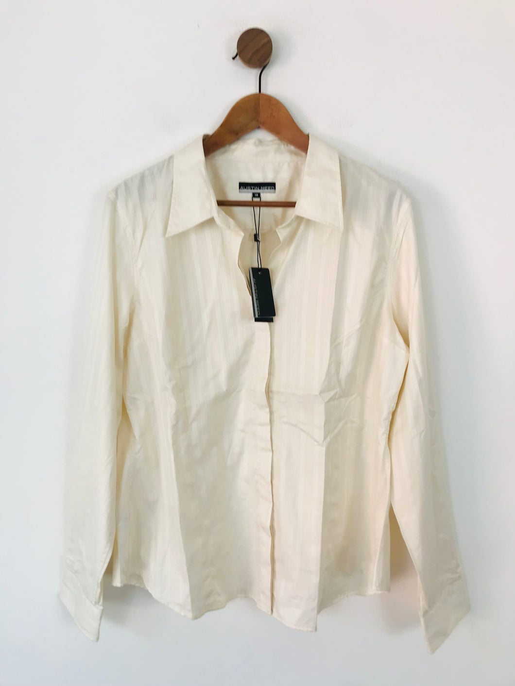 Austin Reed Women's Long Sleeve Shirt NWT | UK18 | White