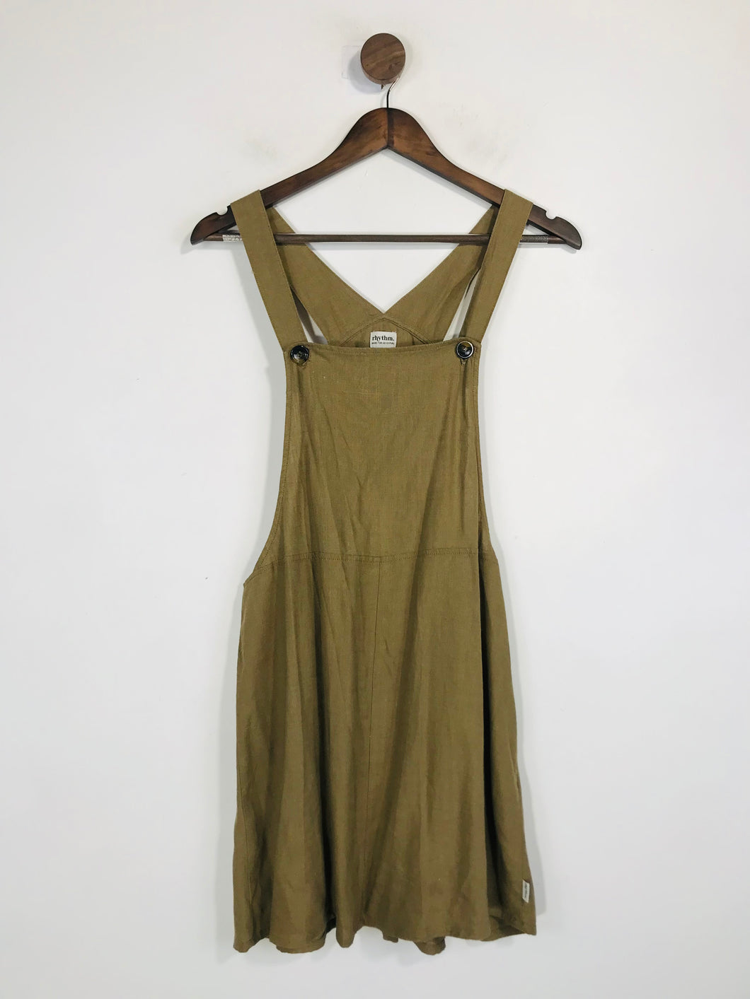 Rhythm Women's Pinafore Mini Dress | UK10 | Brown