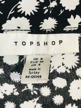 Load image into Gallery viewer, Topshop Women&#39;s Floral Midi Skirt | UK8 | Black
