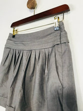 Load image into Gallery viewer, Warehouse Women&#39;s Pleated Hot Pants Shorts | UK8 | Grey
