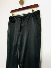 Load image into Gallery viewer, Damsel in a Dress Women&#39;s Slim Satin Smart Trousers | UK12 | Black
