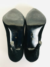 Load image into Gallery viewer, Kurt Geiger Women&#39;s Suede Heeled Heels | EU38 UK5 | Blue
