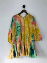 Load image into Gallery viewer, Rhode Resort Women’s Colourful Tie Dye Aline Mini Dress | S UK8 | Multicolour
