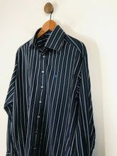 Load image into Gallery viewer, Burberry Men&#39;s Cotton Striped Button-Up Shirt | 42 | Blue
