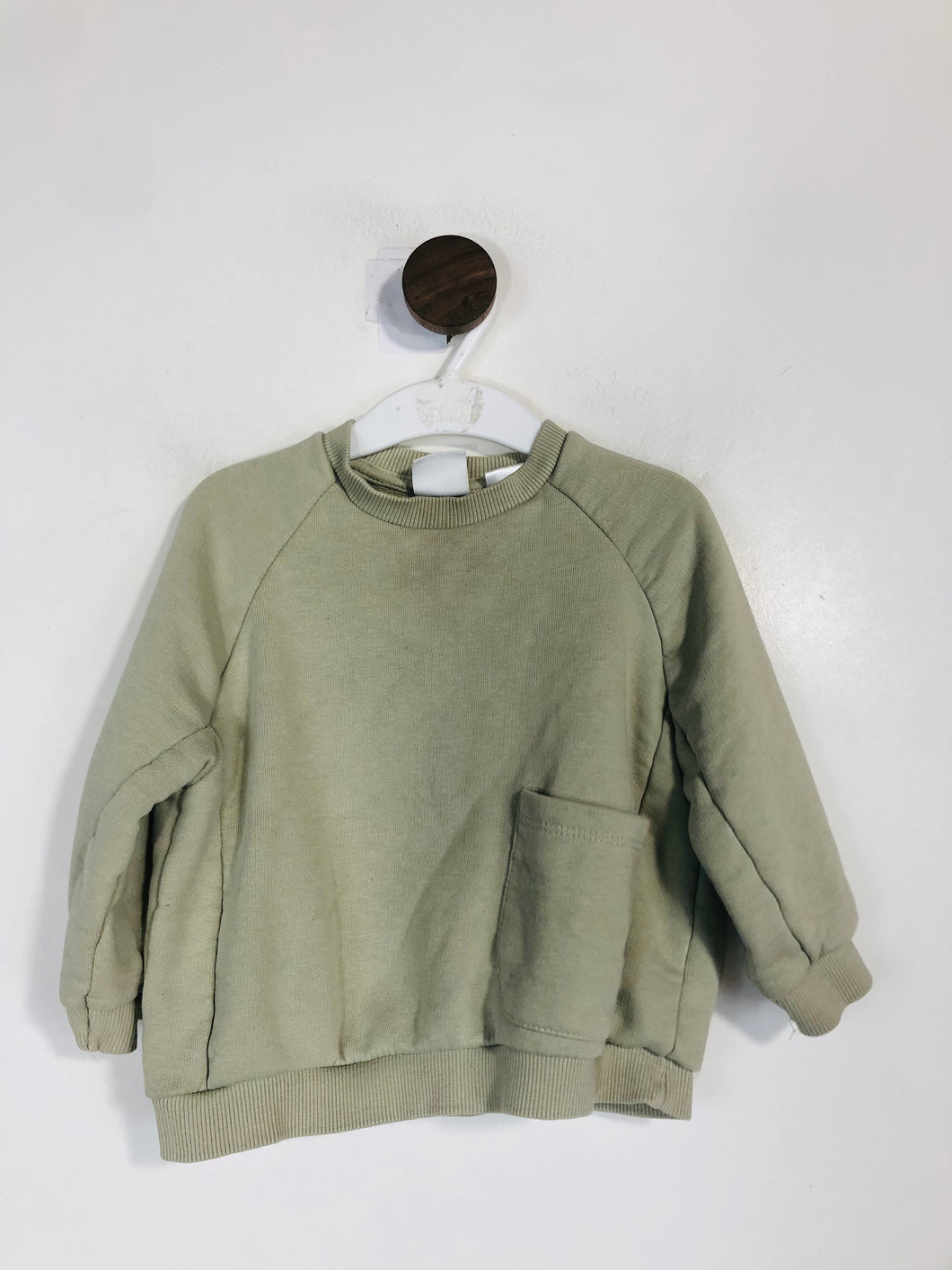 Zara Kid's Sweatshirt | 18-24 Months | Green
