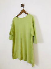 Load image into Gallery viewer, N.Peal Women’s 100% Cashmere Short Sleeve Knit Top | L UK14 | Green
