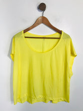 Load image into Gallery viewer, Sweaty Betty Women&#39;s Short Sleeve Sports Top | L UK14 | Yellow
