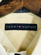 Load image into Gallery viewer, Tommy Hilfiger Women&#39;s Zip Button-Up Shirt | L UK14 | Beige
