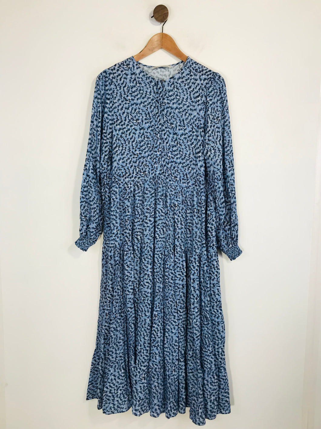 Zara Women's Long Sleeve Maxi Dress | M UK10-12 | Blue