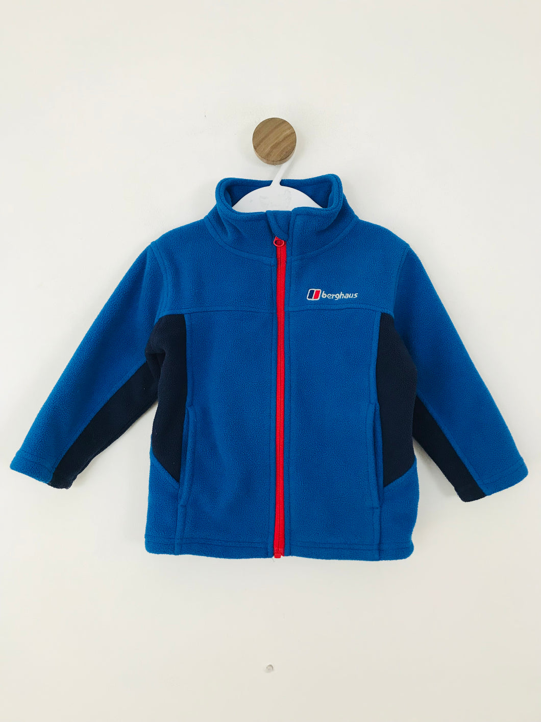 Berghaus Kid's Zip Up Fleece Jacket | 3-4 Years | Blue