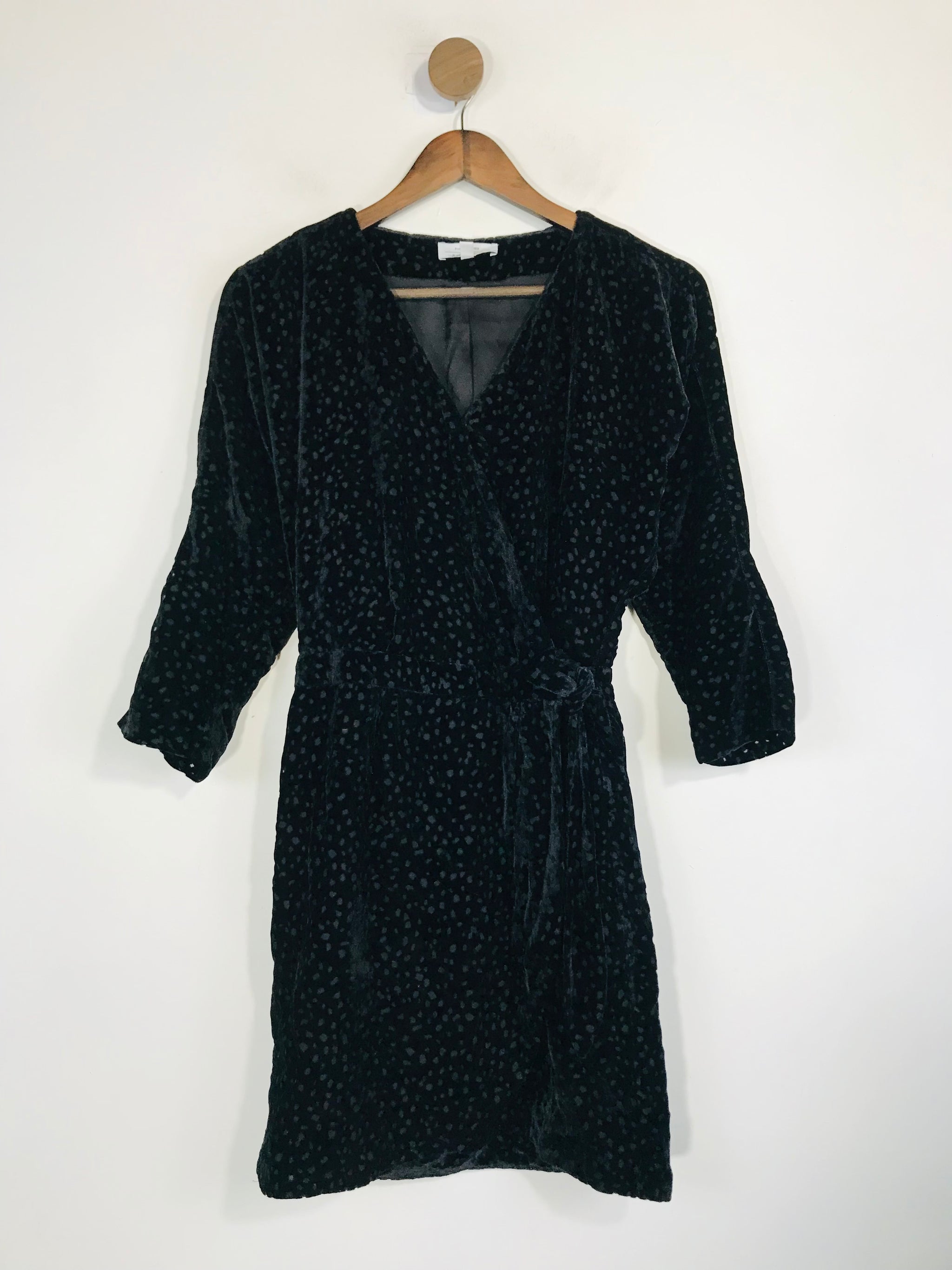 & Other Stories Women's Velvet Long Sleeve Wrap Dress | US4 UK8