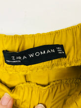 Load image into Gallery viewer, Zara Women’s A-Line Bell Sleeve Midi Dress | L | Mustard Yellow
