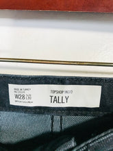 Load image into Gallery viewer, Topshop Women&#39;s High Waist Tally Flare Jeans | W28 UK10 | Grey
