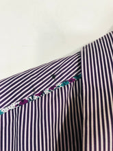 Load image into Gallery viewer, Ted Baker Men&#39;s Cotton Striped Button-Up Shirt | XL | Purple
