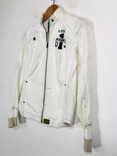 Load image into Gallery viewer, G-Star Raw Women&#39;s Cotton Zip Bomber Jacket | XS UK6-8 | White
