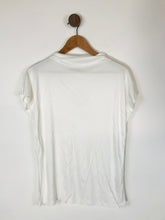 Load image into Gallery viewer, Reiss Women&#39;s High Neck T-Shirt | M UK10-12 | White
