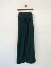 Load image into Gallery viewer, Zara Women&#39;s Wide Leg Trousers | M UK10-12 | Green
