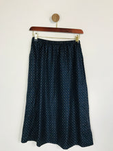 Load image into Gallery viewer, Toast Women&#39;s Silk A-Line Skirt | UK8 | Blue
