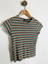 Load image into Gallery viewer, Brandy Melville Women&#39;s Striped T-Shirt | S UK8 | Multicoloured
