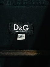 Load image into Gallery viewer, Dolce &amp; Gabbana Men&#39;s Cotton Button-Up Shirt | XXXL | Black
