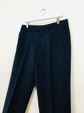 Load image into Gallery viewer, Austin Reed Men’s Wool Blend Suit Trousers | 34 | Blue

