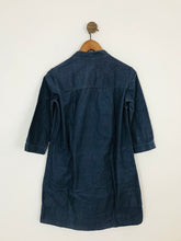 Load image into Gallery viewer, Toast Women’s Corduroy A-Line Shirt Dress | UK8 | Navy Blue
