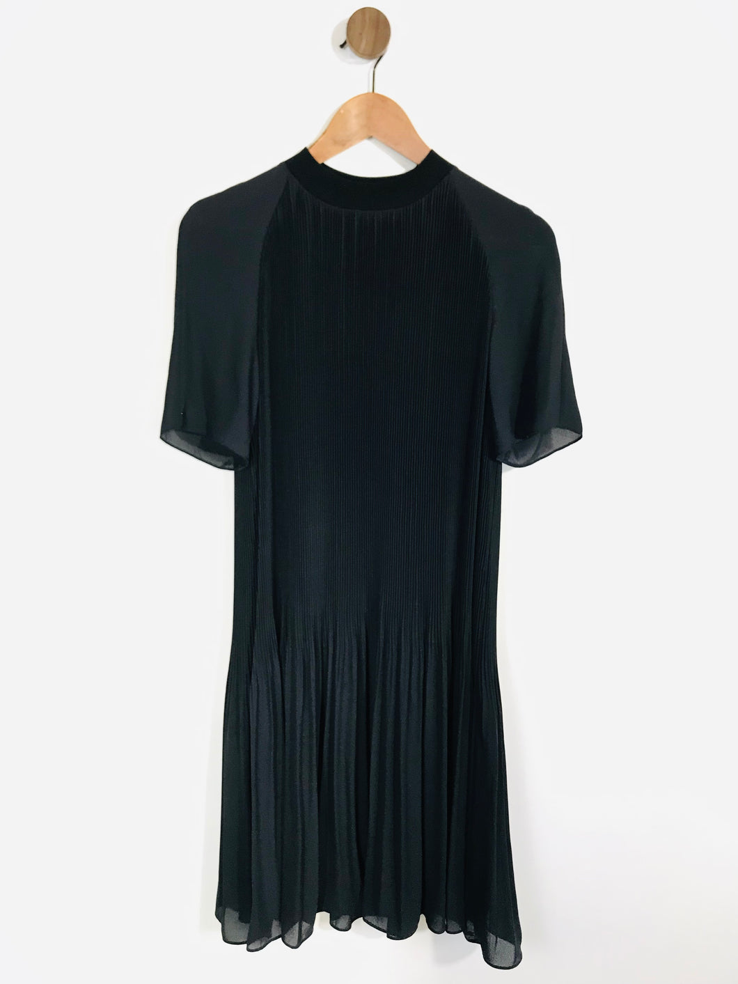 Cos Women's Pleated Shift Dress | EU38 UK10 | Black
