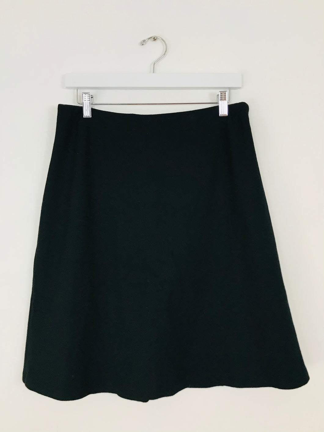 Hush Women’s Wool A-Line Skirt | UK14 | Black