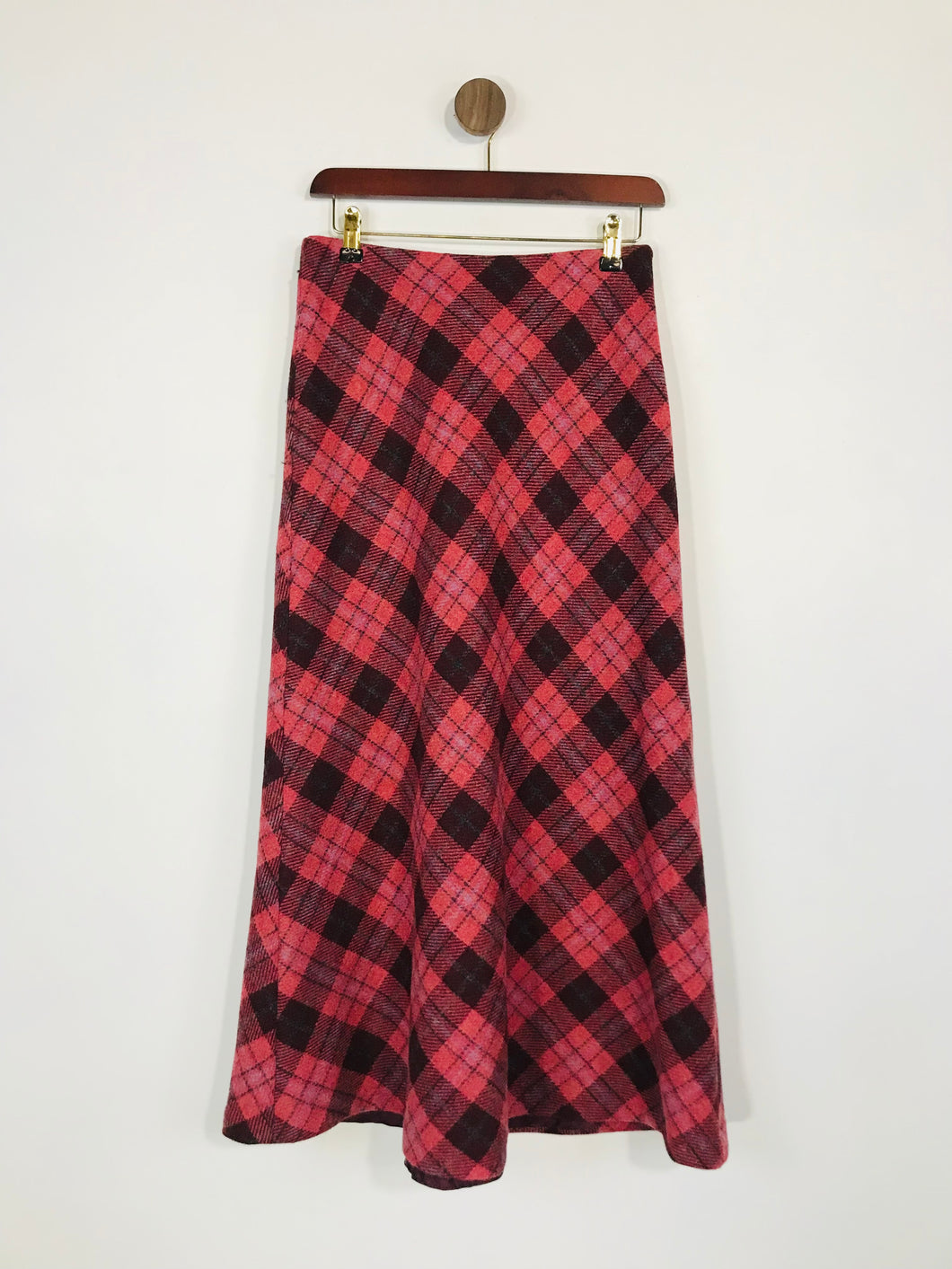 Hobbs Women's Vintage Argyle Maxi Skirt | UK10 | Pink