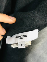 Load image into Gallery viewer, Suncoo Paris Women&#39;s Faux Leather Midi Dress | T3 L | Black
