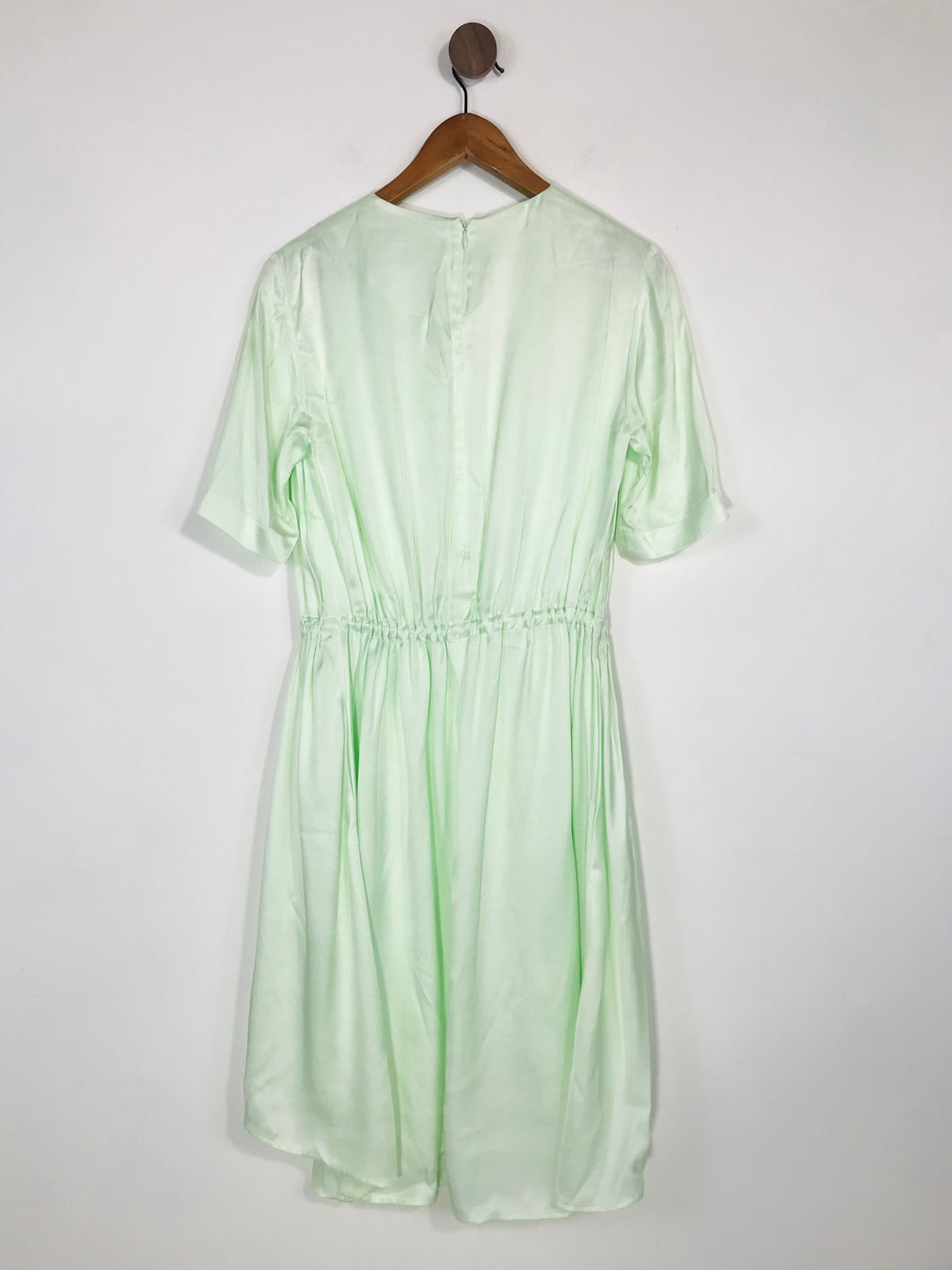 & Other Stories Women's Gathered Waist A-Line Dress | UK10 | Green