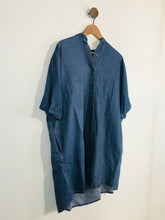 Load image into Gallery viewer, Zara Women&#39;s Oversized Tunic Style Shift Dress | M UK10-12 | Blue
