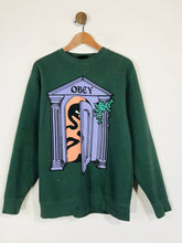 Load image into Gallery viewer, Obey Men&#39;s Cotton Sweatshirt | S | Green
