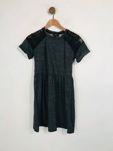 Load image into Gallery viewer, Topshop Women&#39;s Cotton Lace A-Line Dress | UK6 | Grey

