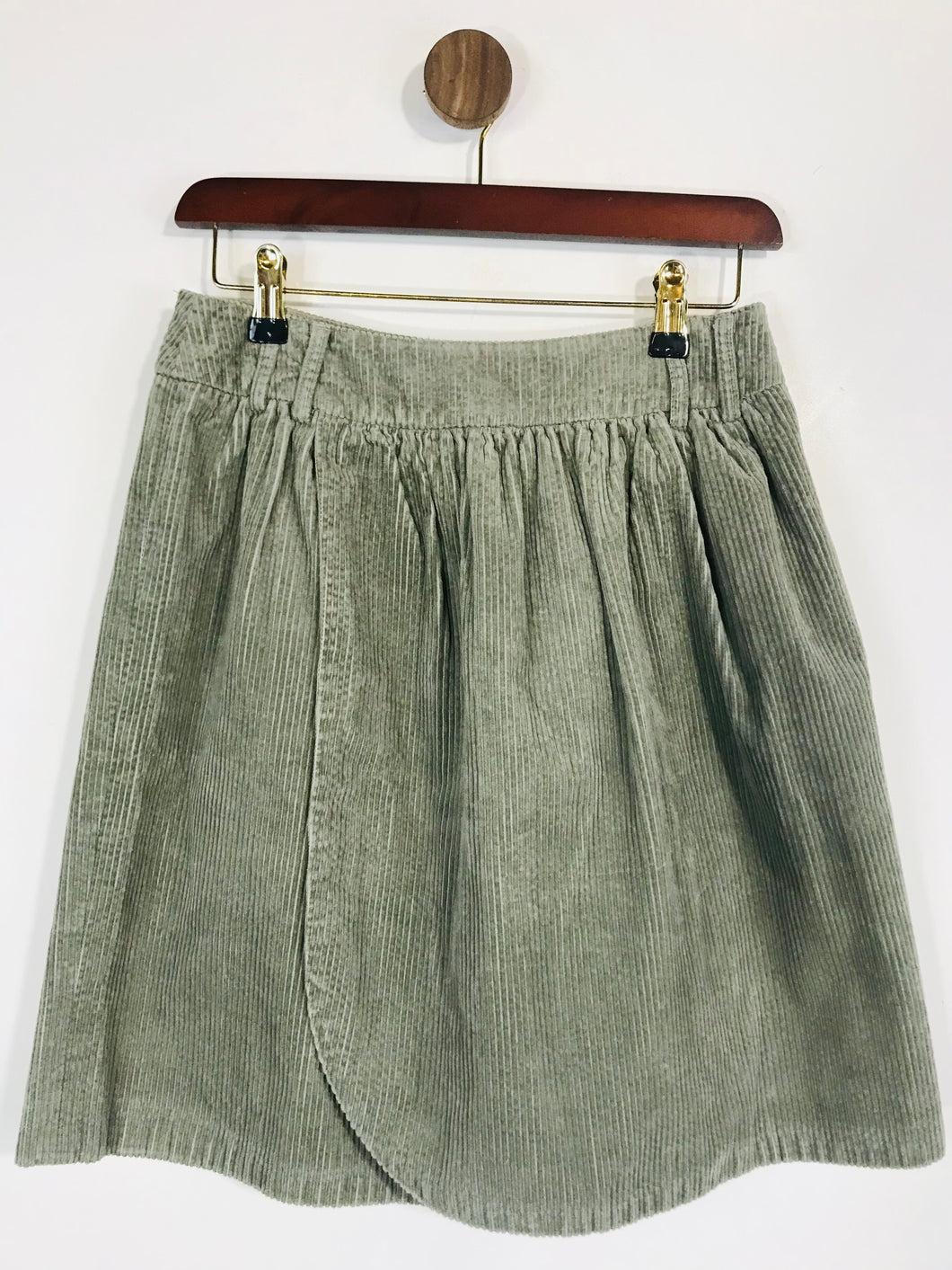 Toast Women's Cotton Corduroy A-Line Skirt | UK6 | Grey