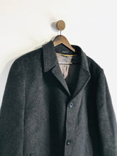 Load image into Gallery viewer, Douglas Men&#39;s Wool Smart Overcoat Coat | 42 | Grey
