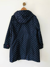 Load image into Gallery viewer, Joules Women&#39;s Polka Dot Parka Jacket | UK16 | Blue
