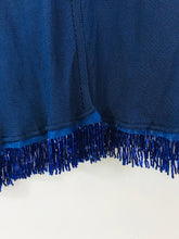 Load image into Gallery viewer, Class Roberto Cavalli Women&#39;s Knit Beaded Cardigan | US12 UK16 | Blue

