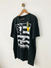 Load image into Gallery viewer, Allsaints Unisex Oversized American Flag T-Shirt NWT | XL | Black
