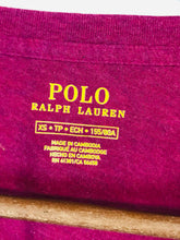 Load image into Gallery viewer, Polo Ralph Lauren Women&#39;s Cotton V Neck T-Shirt | XS UK6-8 | Red
