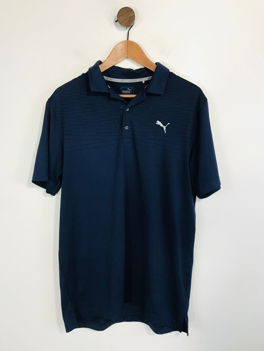 Puma Men's Golf Polo Shirt | L | Blue