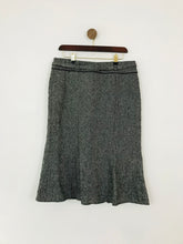 Load image into Gallery viewer, Hobbs Women&#39;s Wool Blend Trumpet Midi Skirt  | UK12 | Grey
