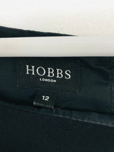 Load image into Gallery viewer, Hobbs Women’s Wool Cap Sleeve Shift Dress | UK12 | Navy
