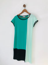 Load image into Gallery viewer, Calvin Klein Women&#39;s Colour Block Oversized Shift Dress | XS UK6-8 | Green
