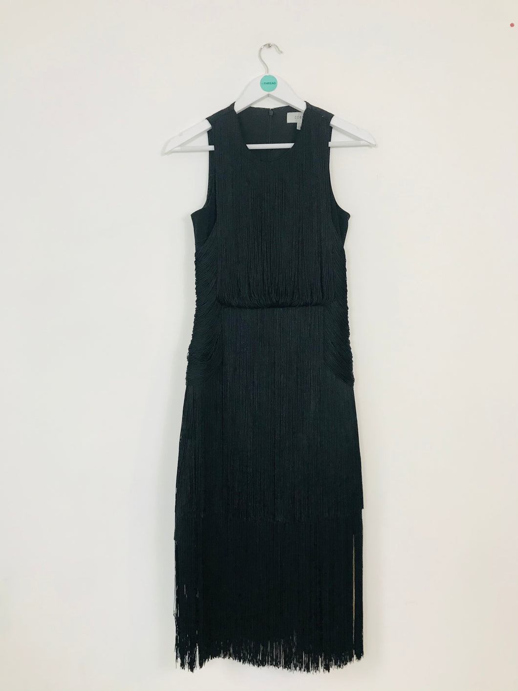 Coast Women’s Tassle Sheath Dress | UK10 | Black